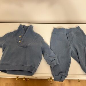 Ralph Lauren Light Blue Knit Top and pants set